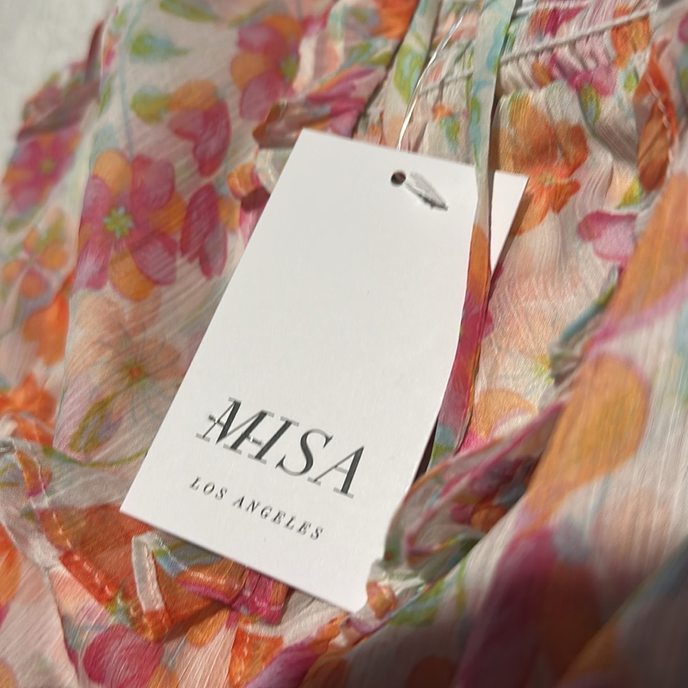 NWT Misa Adrienne Dress, Cora Flora - Picture 7 of 8